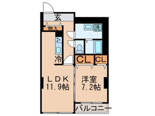 東雲ｷｬﾅﾙｺ-ﾄCODAN11号棟の物件間取画像